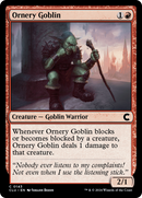 Ornery Goblin (CLU-143) [Ravnica: Clue Edition]