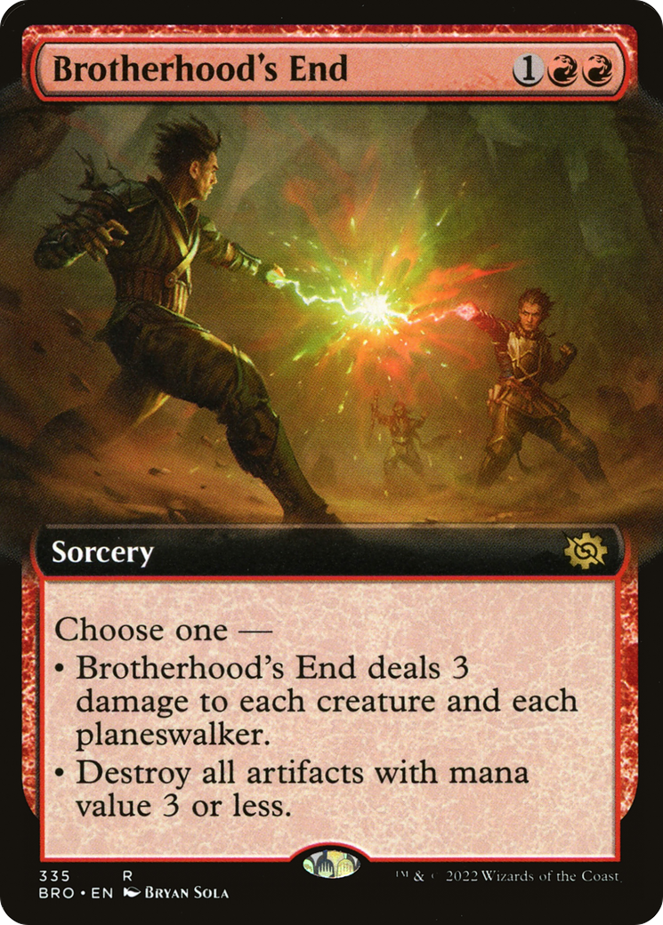 Brotherhood's End (Extended Art) (BRO-335) [The Brothers' War]