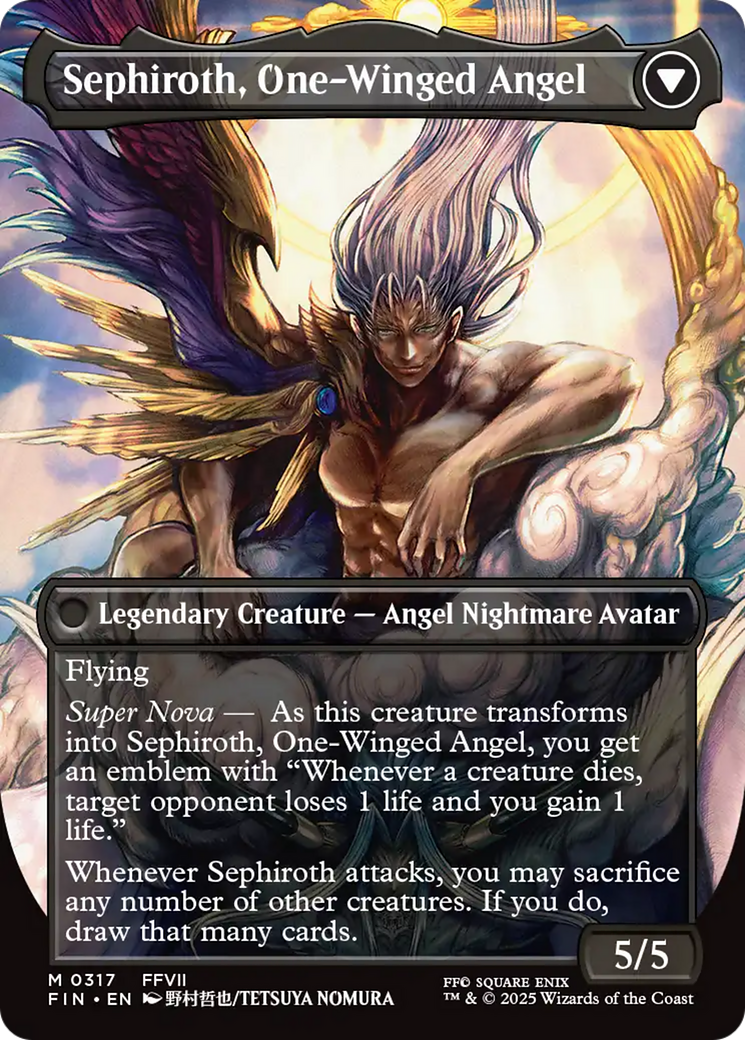 Sephiroth, Fabled SOLDIER (0317) (Borderless) (FIN-317) [FINAL FANTASY] (Borderless) Foil