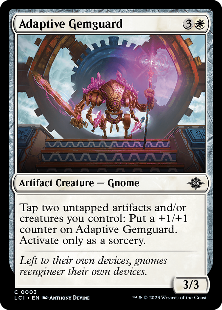 Adaptive Gemguard (LCI-003) [The Lost Caverns of Ixalan]