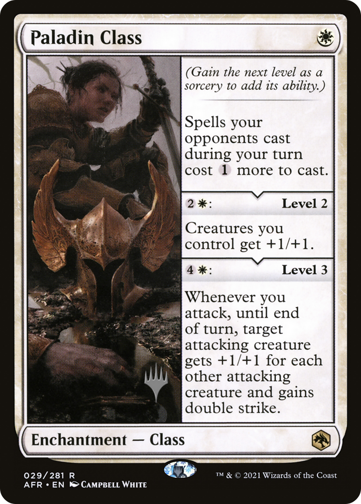 Paladin Class (PPAFR-29P) [Promo Pack: Adventures in the Forgotten Realms Promos]