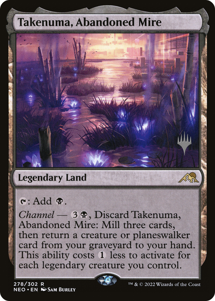 Takenuma, Abandoned Mire (PPNEO-278) [Promo Pack: Kamigawa: Neon Dynasty Promos]