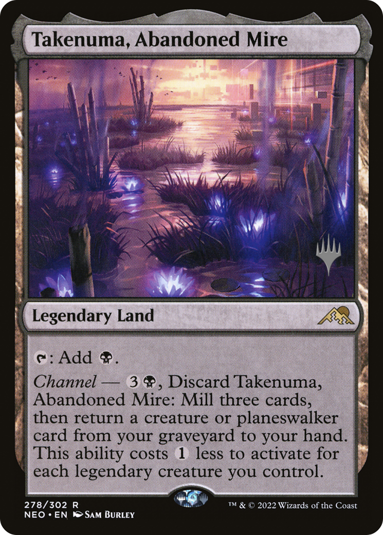 Takenuma, Abandoned Mire (PPNEO-278P) [Kamigawa: Neon Dynasty Promos] Foil