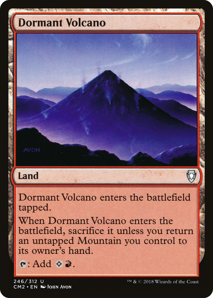 Dormant Volcano (CM2-246) [Commander Anthology Volume II]