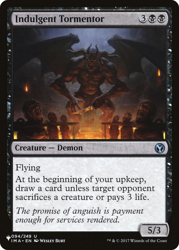 Indulgent Tormentor (LIST-IMA-94) [The List]