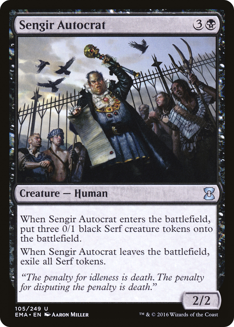 Sengir Autocrat (EMA-105) [Eternal Masters] Foil