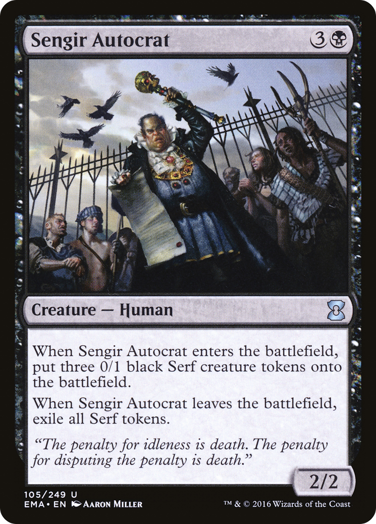 Sengir Autocrat (EMA-105) [Eternal Masters]