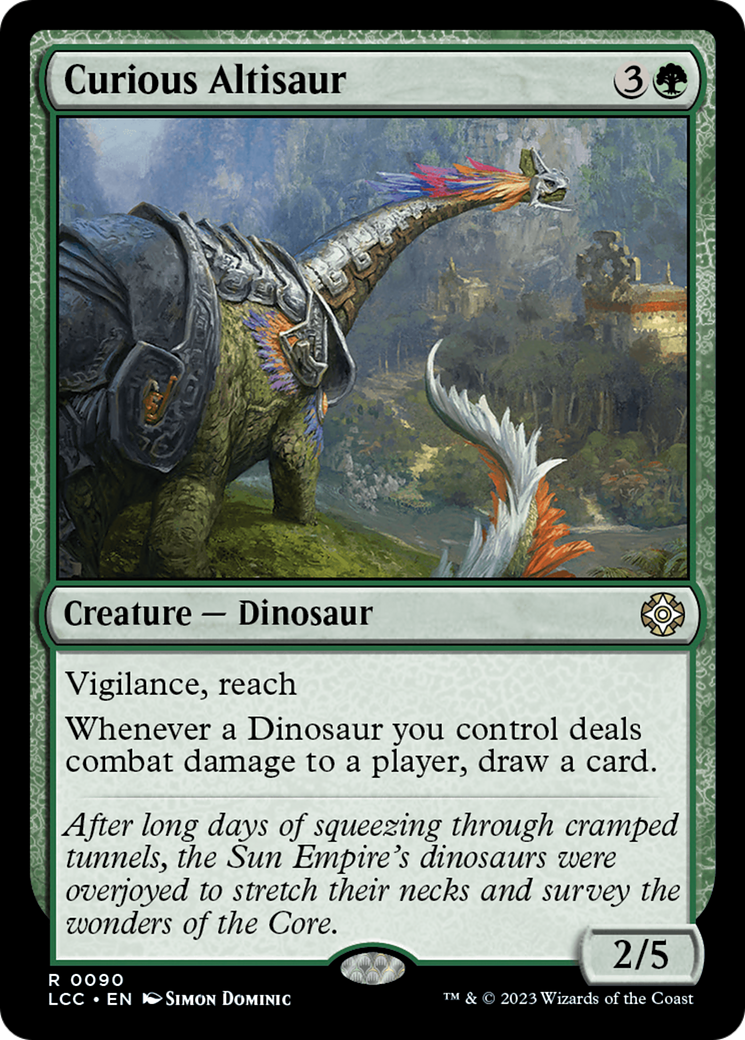 Curious Altisaur (LCC-090) [The Lost Caverns of Ixalan Commander]