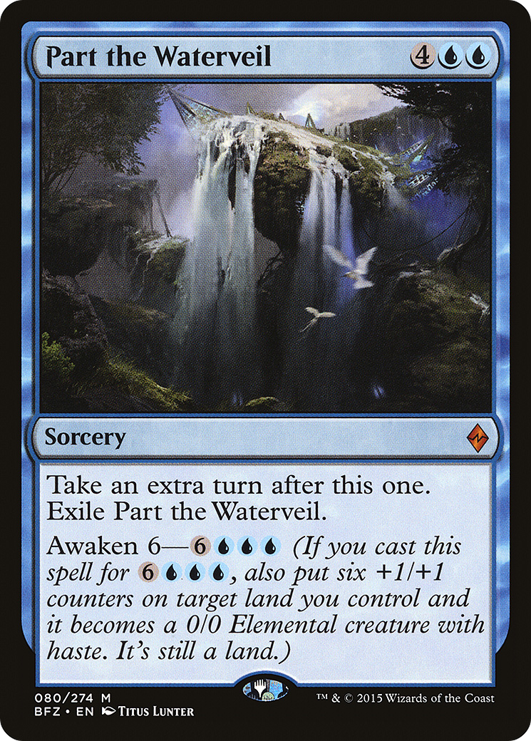 Part the Waterveil (BFZ-080) [Battle for Zendikar] Foil