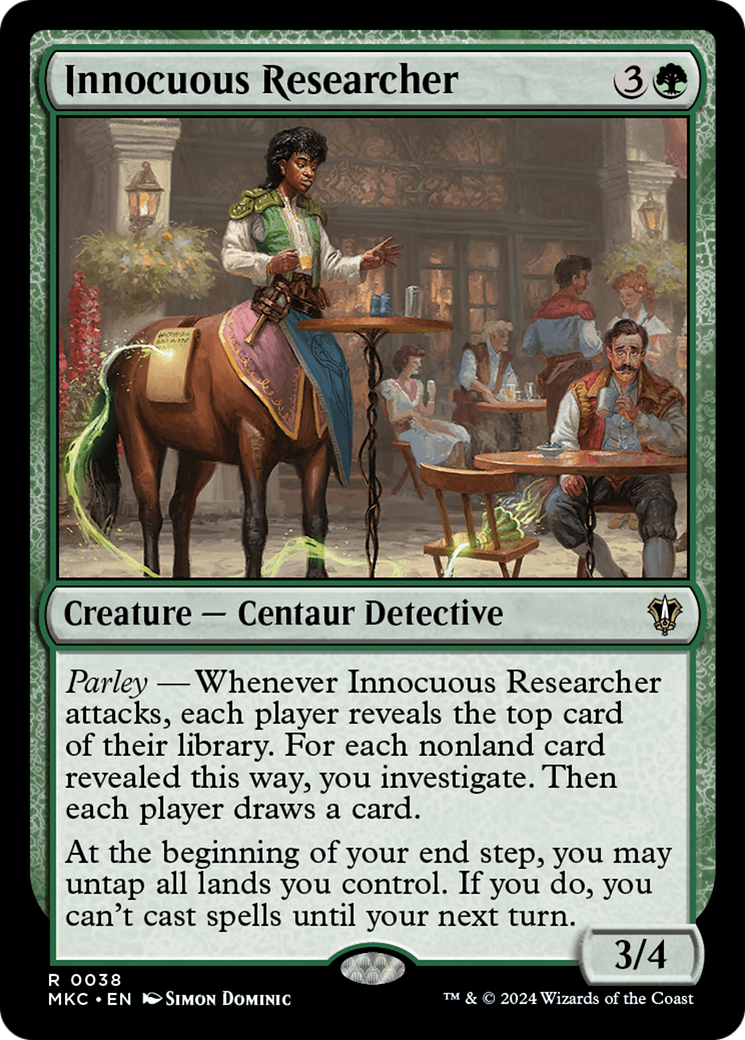 Innocuous Researcher (MKC-038) [Murders at Karlov Manor Commander]