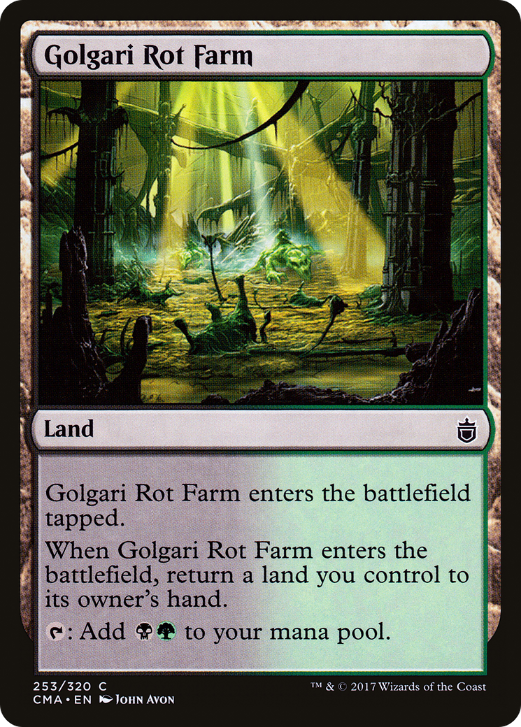 Golgari Rot Farm (CMA-253) [Commander Anthology]