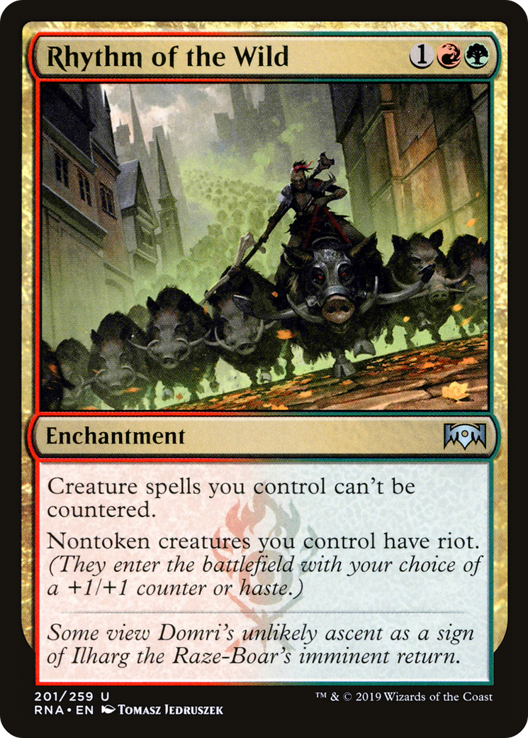 Rhythm of the Wild (RNA-201) [Ravnica Allegiance]
