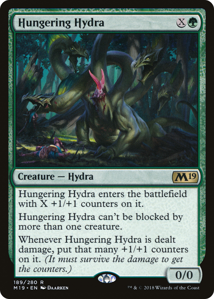 Hungering Hydra (M19-189) [Core Set 2019] Foil