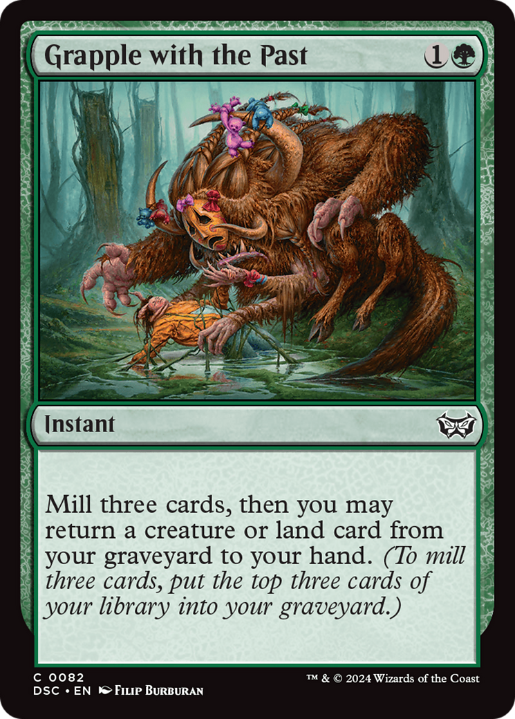Grapple with the Past (DSC-082) [Duskmourn: House of Horror Commander]