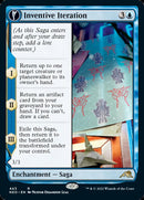 Inventive Iteration // Living Breakthrough (NEO-443) [Kamigawa: Neon Dynasty]: (Extended Art, fandfc, enchantment)