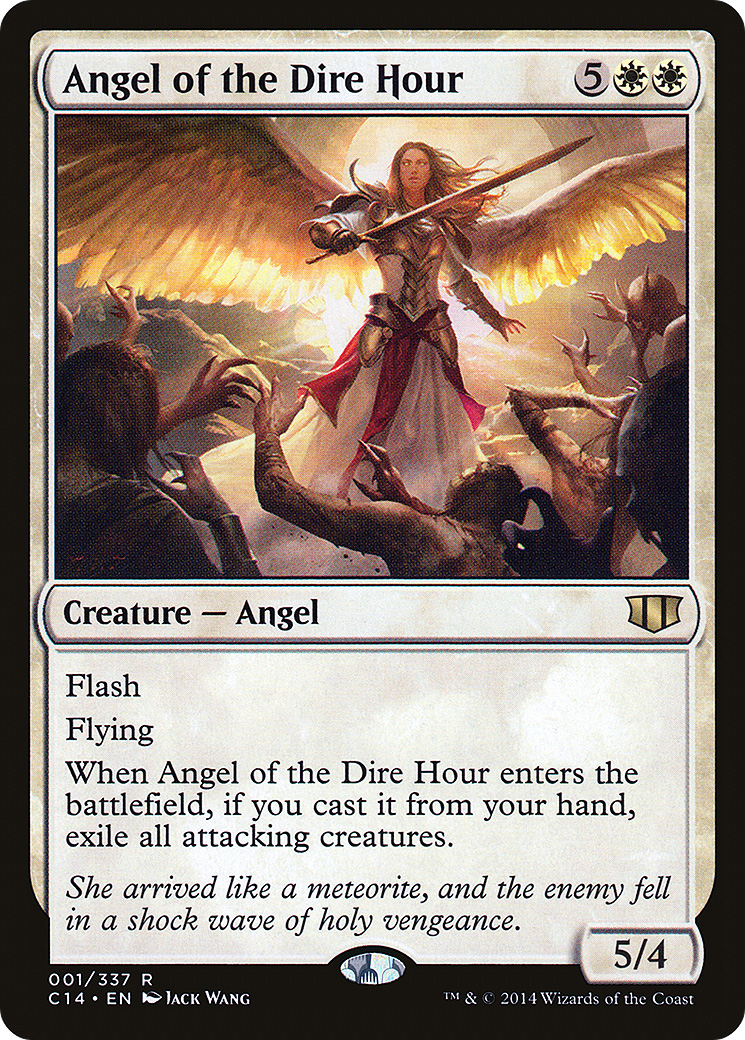 Angel of the Dire Hour (C14-001) [Commander 2014]