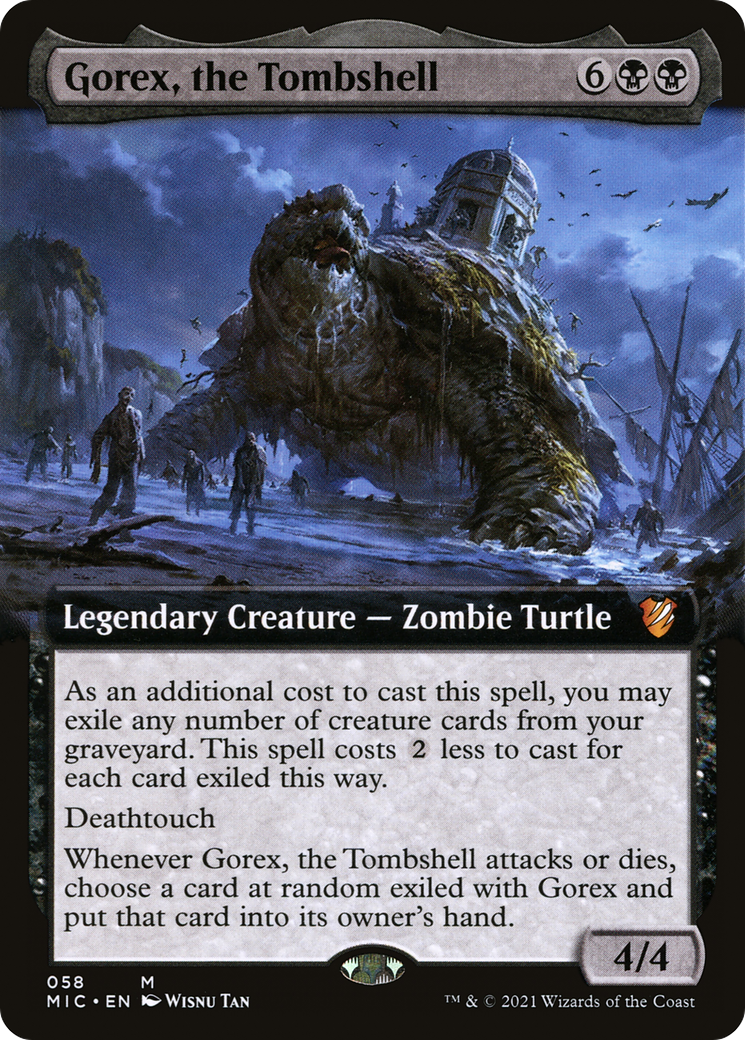 Gorex, the Tombshell (MIC-058) [Midnight Hunt Commander]: (Extended Art)