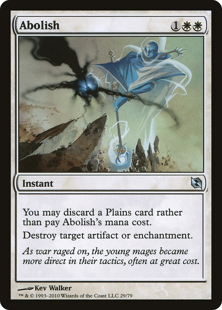 Abolish (DDF-029) [Duel Decks: Elspeth vs. Tezzeret]