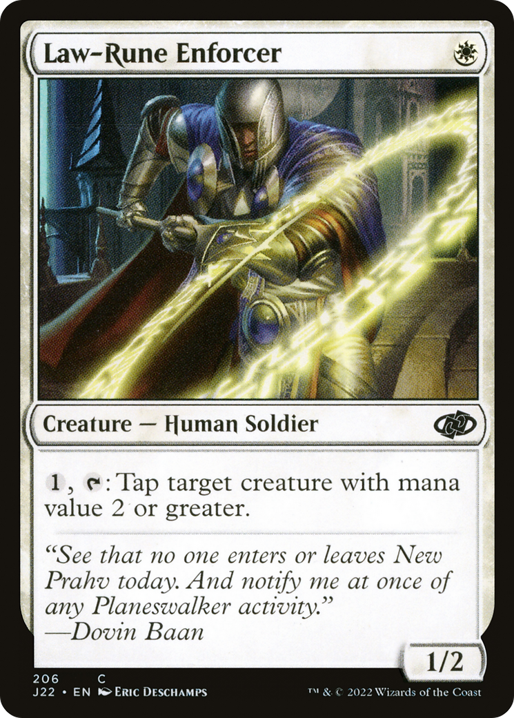 Law-Rune Enforcer (J22-206) [Jumpstart 2022]