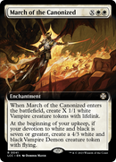 March of the Canonized (LCC-041) [The Lost Caverns of Ixalan Commander]: (Extended Art) Foil