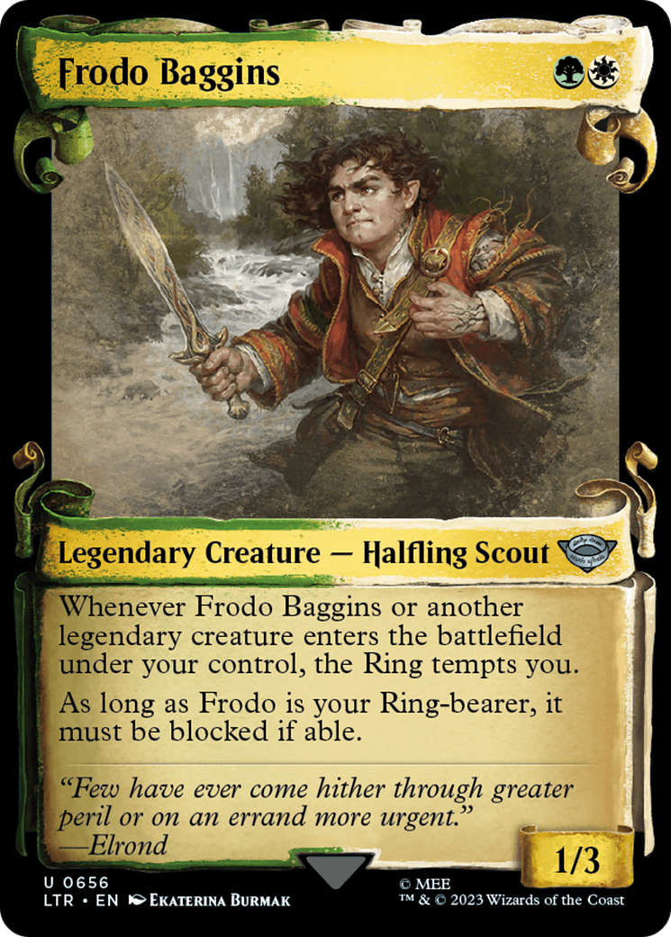 Frodo Baggins (LTR-656) [The Lord of the Rings: Tales of Middle-earth]: (Showcase) Foil