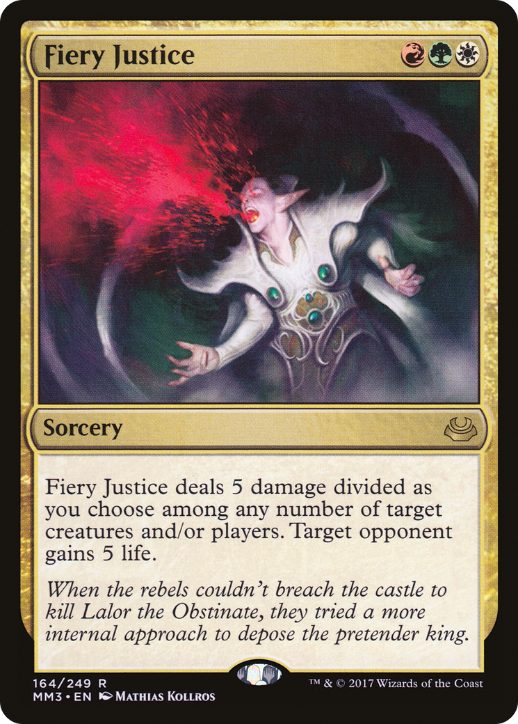 Fiery Justice (MM3-164) [Modern Masters 2017] Foil