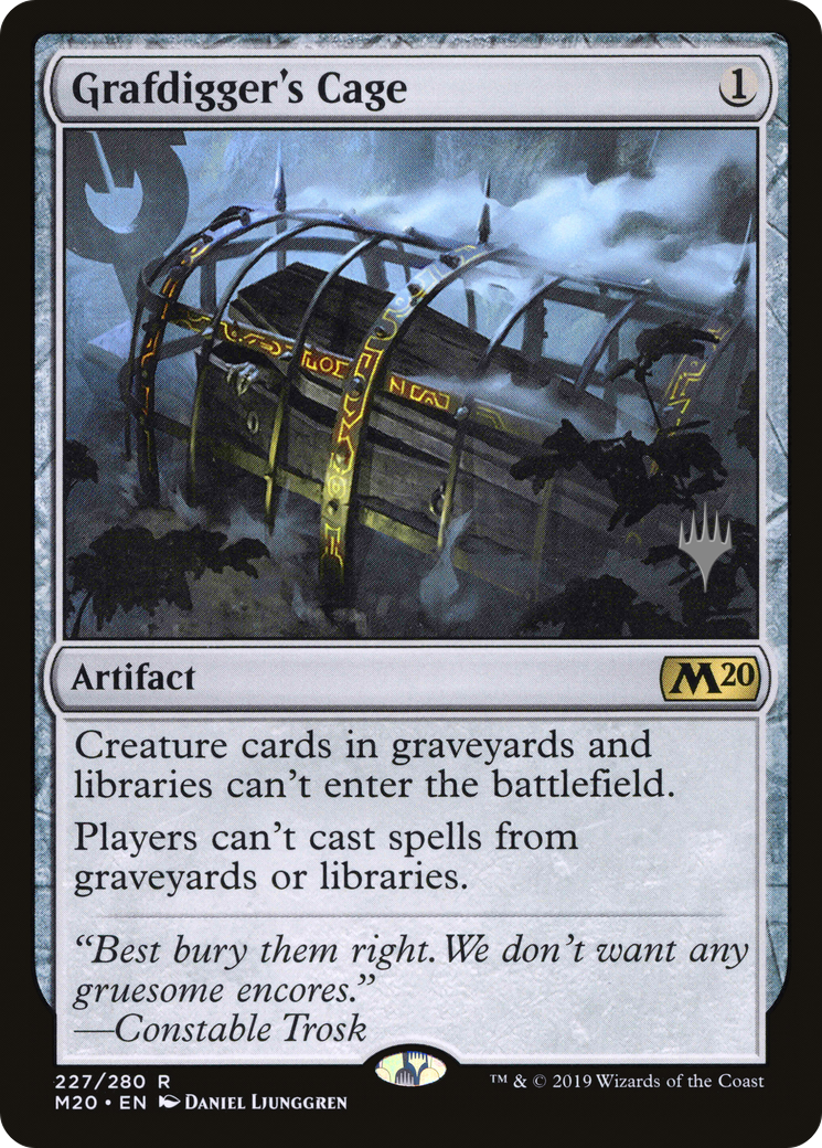 Grafdigger's Cage (PPM20-227P) [Promo Pack: Core Set 2020 Promos]
