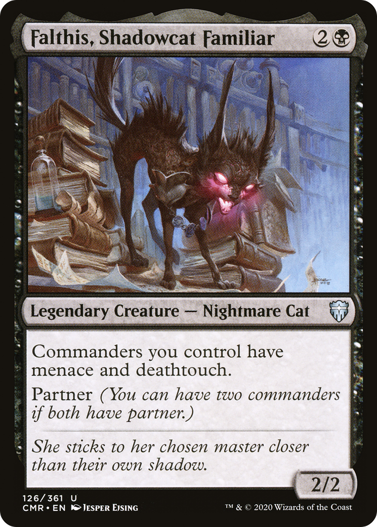 Falthis, Shadowcat Familiar (CMR-126) [Commander Legends]