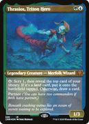 Thrasios, Triton Hero (Foil Etched) (CMR-538) [Commander Legends] Etched Foil