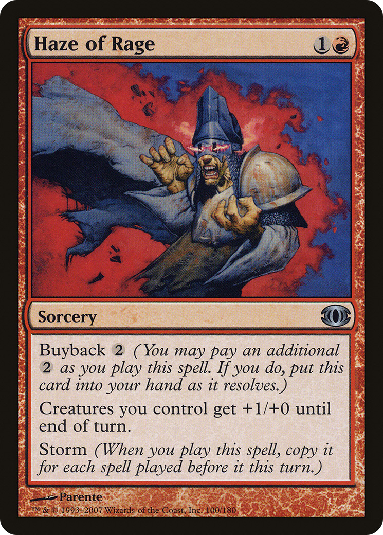Haze of Rage (FUT-100) [Future Sight] Foil