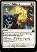 Summary Judgment (RVR-027) [Ravnica Remastered] Foil