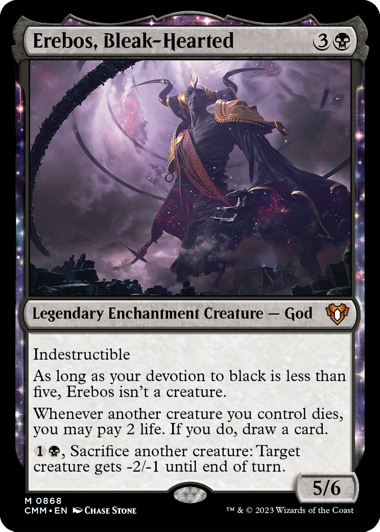 Erebos, Bleak-Hearted (CMM-868) [Commander Masters]