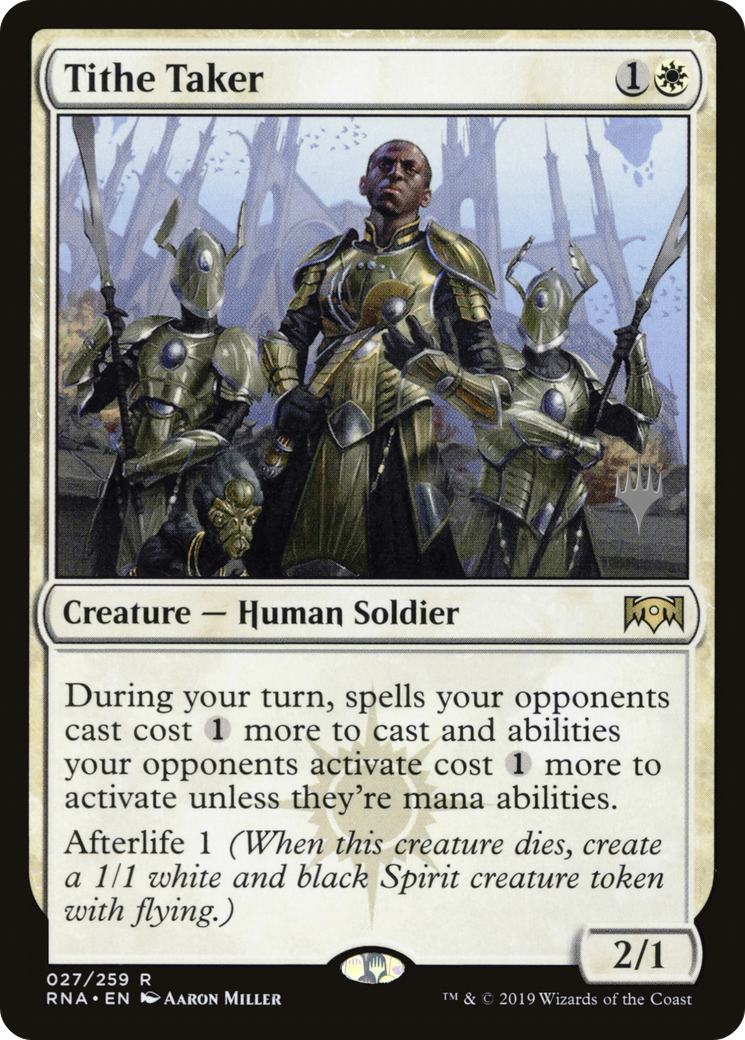 Tithe Taker (PPELD-27P) [Ravnica Allegiance Promos] Foil
