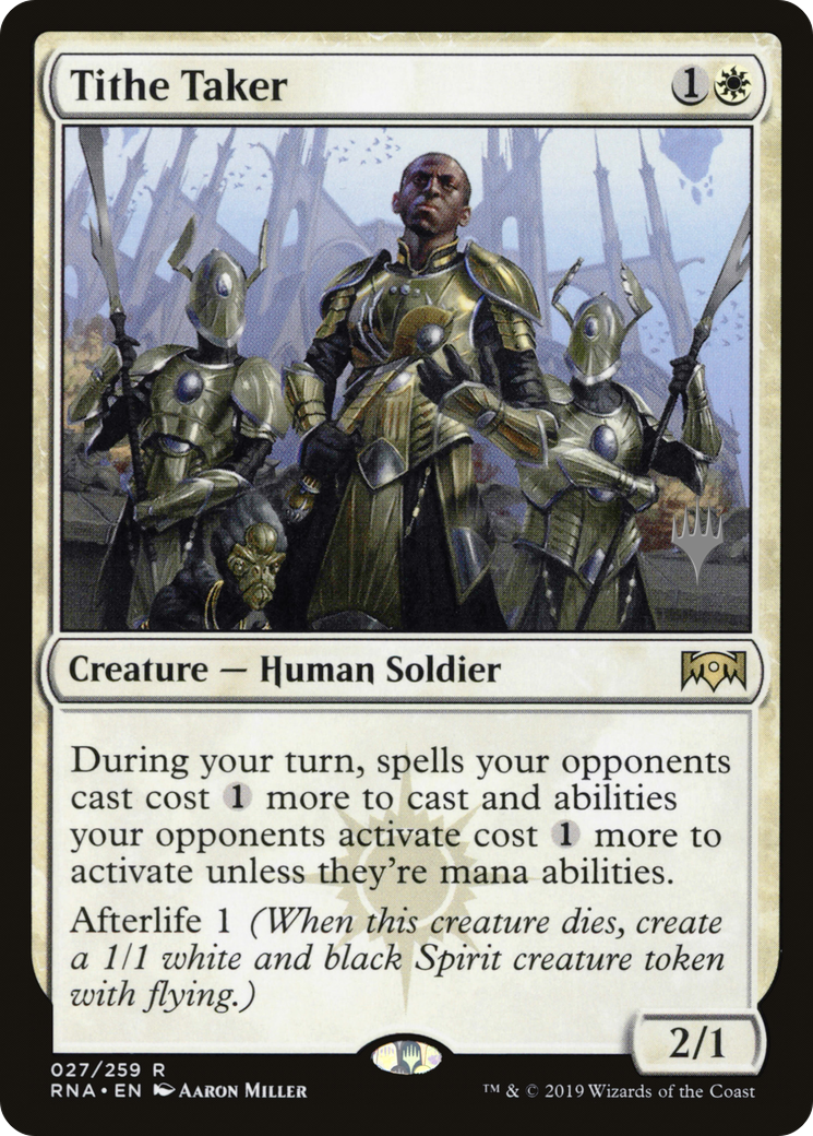 Tithe Taker (PPELD-27P) [Promo Pack: Ravnica Allegiance Promos]