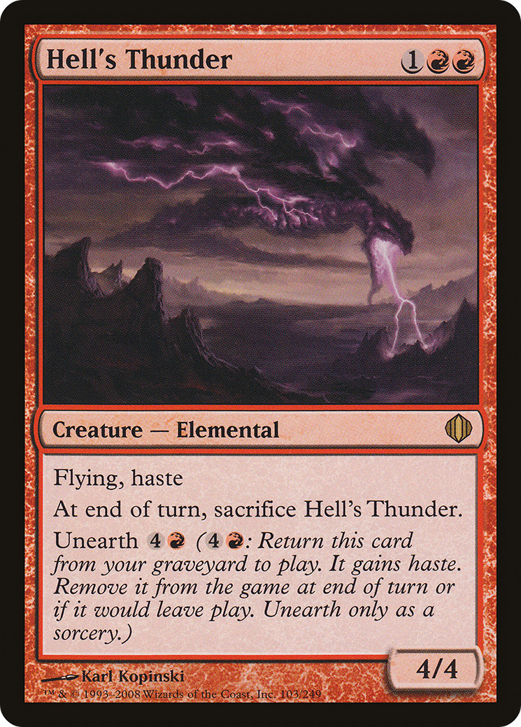 Hell's Thunder (ALA-103) [Shards of Alara]