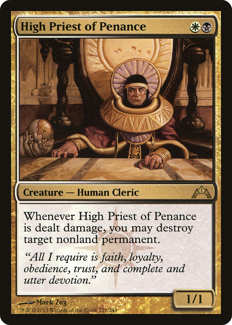 High Priest of Penance (GTC-171) [Gatecrash]