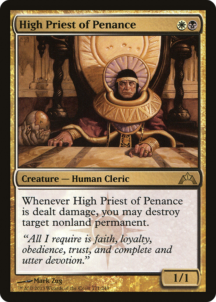 High Priest of Penance (GTC-171) [Gatecrash]