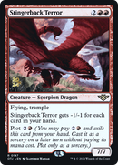 Stingerback Terror (PRE-147S) [Outlaws of Thunder Junction Promos] Foil