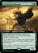 Sandstorm Salvager (BIG-084) [The Big Score]: (Extended Art) Foil