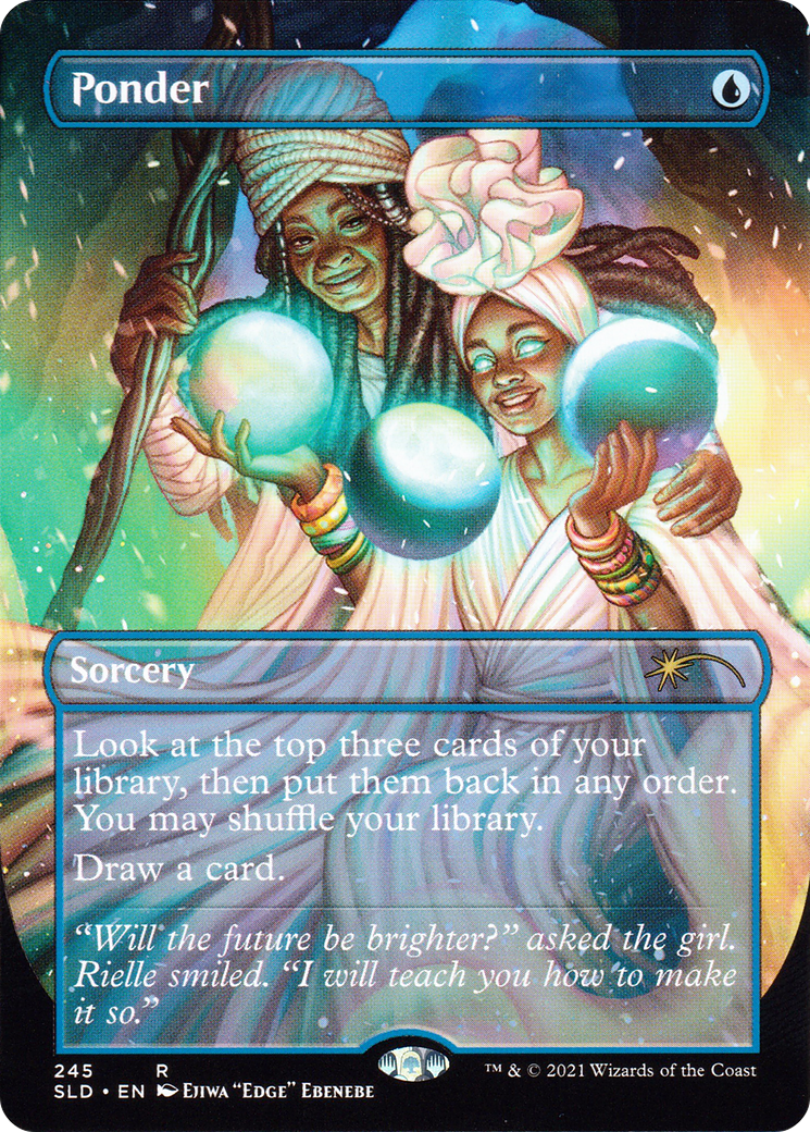 Ponder (SLD-245) (Borderless) [Secret Lair Drop]