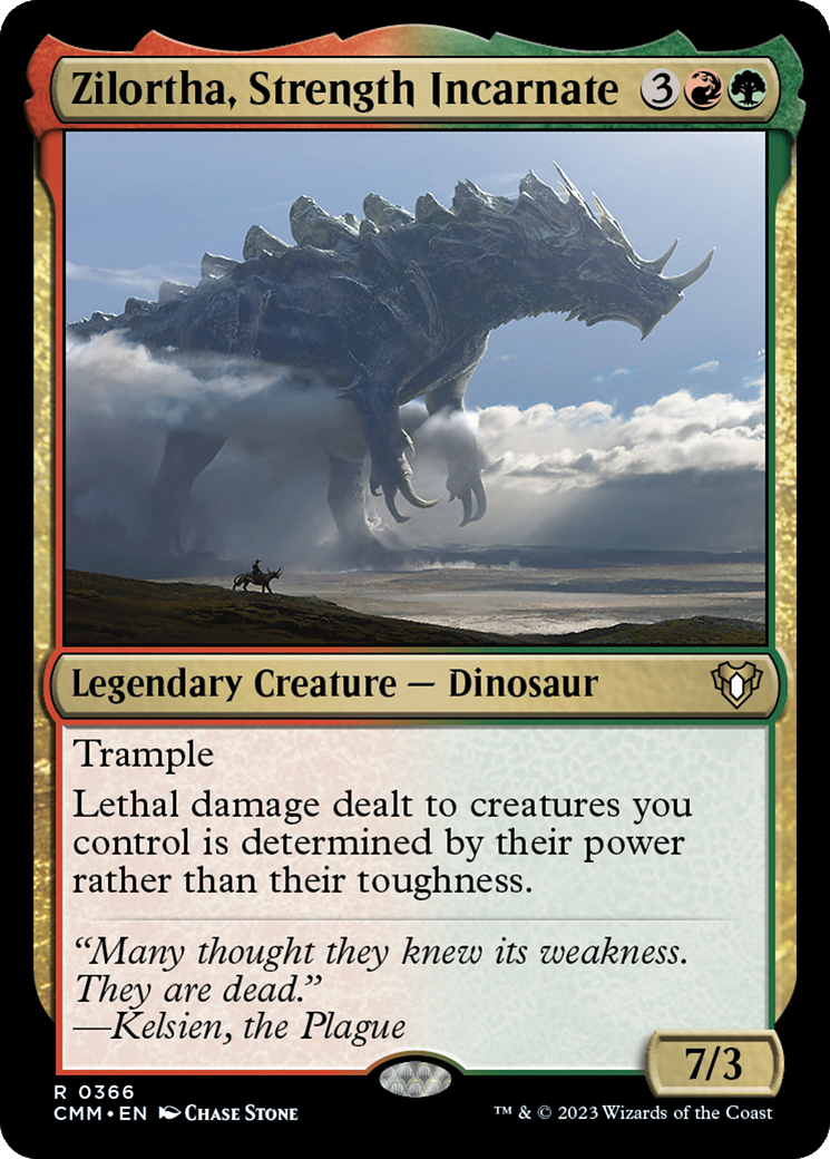 Zilortha, Strength Incarnate (CMM-366) [Commander Masters]
