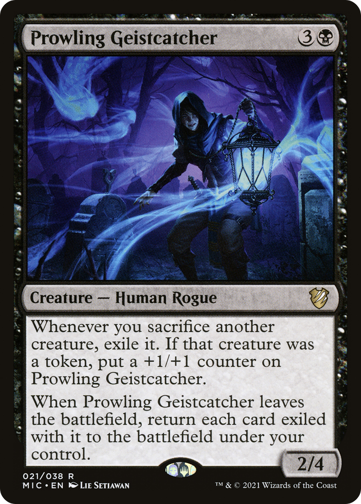 Prowling Geistcatcher (MIC-021) [Midnight Hunt Commander]