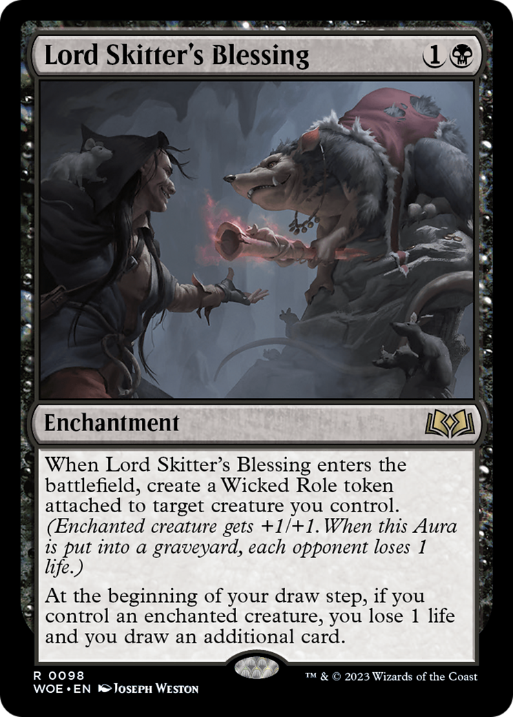 Lord Skitter's Blessing (WOE-098) [Wilds of Eldraine]
