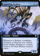 Spawning Kraken (Extended Art) (C21-360) [Commander 2021]
