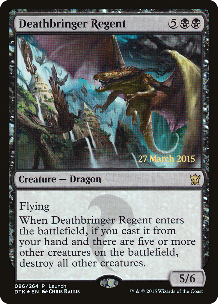 Deathbringer Regent (LARP-096) [Dragons of Tarkir Promos] Foil
