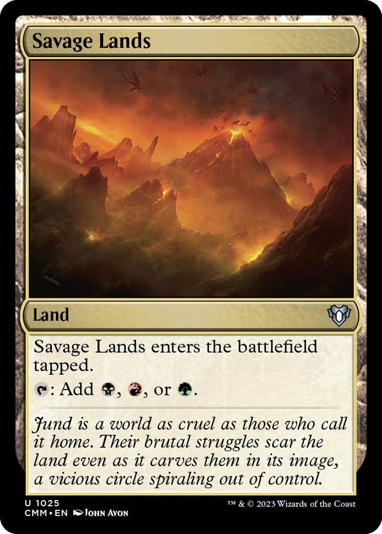 Savage Lands (CMM-1025) [Commander Masters]