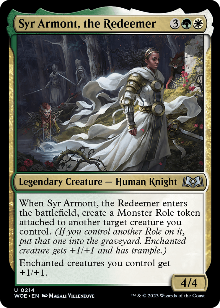 Syr Armont, the Redeemer (WOE-214) [Wilds of Eldraine] Foil