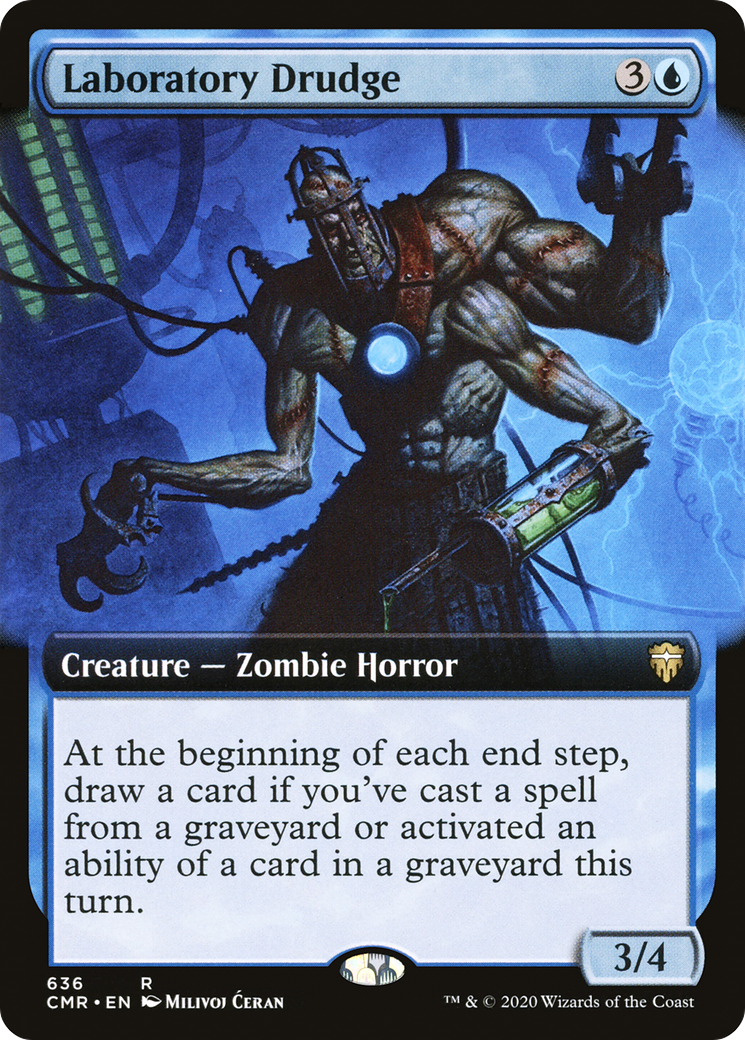Laboratory Drudge (CMR-636) [Commander Legends]: (Extended Art)