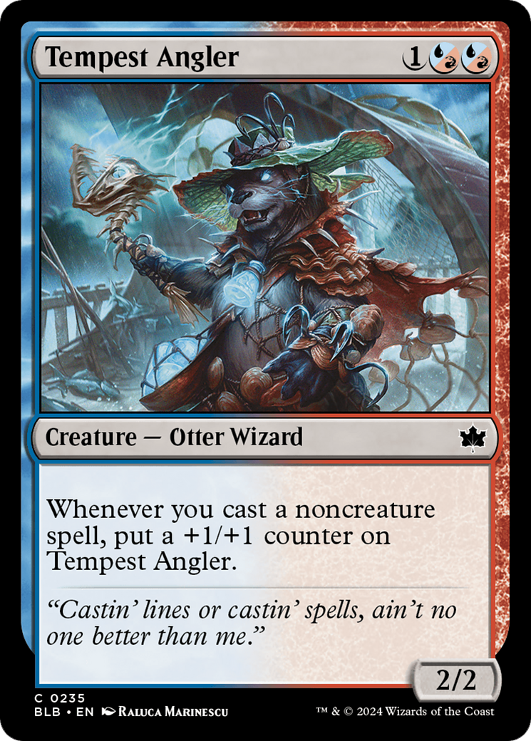 Tempest Angler (BLB-235) [Bloomburrow] Foil