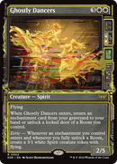 Ghostly Dancers (DSK-302) [Duskmourn: House of Horror]: (Showcase) Foil
